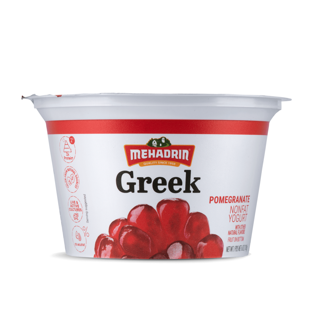 Plain Greek Yogurt, 6 Oz. Mehadrin Dairy