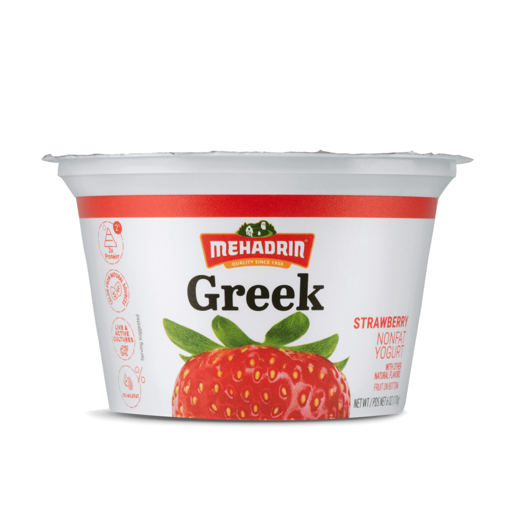 Black Cherry Greek Yogurt, 6 Oz. Mehadrin Dairy